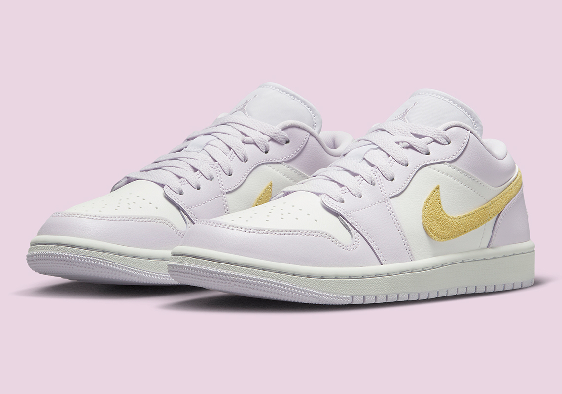 Air Jordan 1 Low Womens Light Purple Yellow Dc0774 501 7