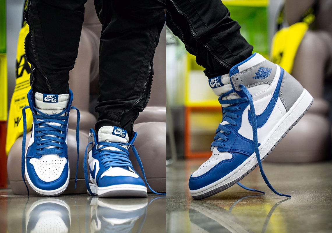 On-Foot Look At The Air Jordan 1 Retro High OG “True Blue”