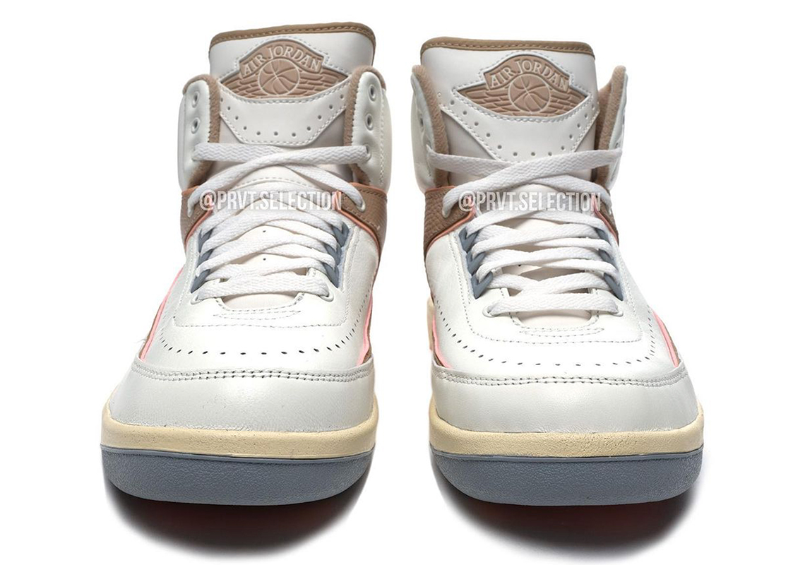 Air Jordan 2 Sail Tan Grey 4