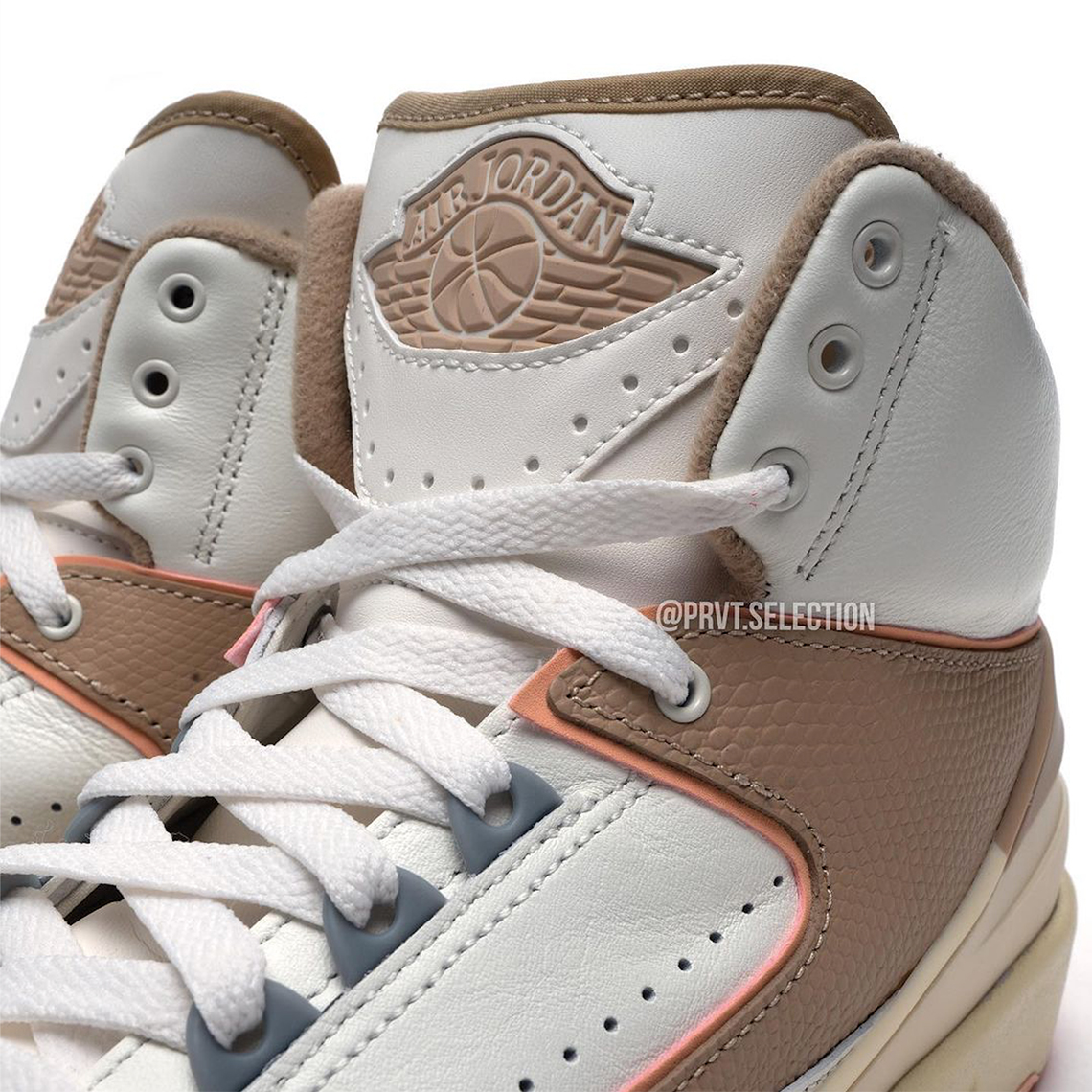 Air Jordan 2 Sail Tan Grey 6