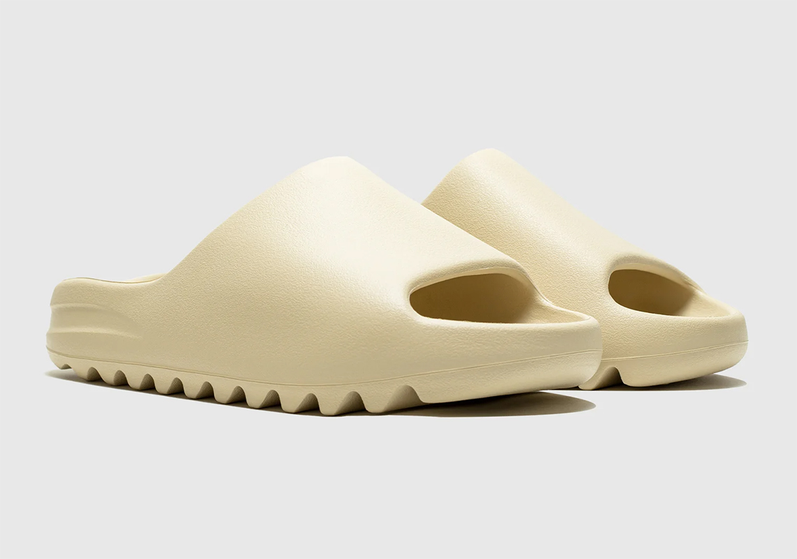 The adidas Yeezy Slides "Bone" Restocks Tomorrow