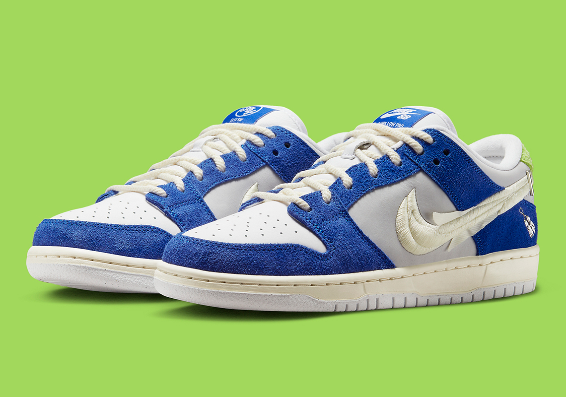 Official Images Of The Fly Streetwear x Nike SB Dunk Low "Gardenia"