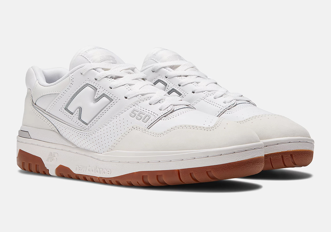 The New Balance 550 Emerges In Classic "White/Gum"