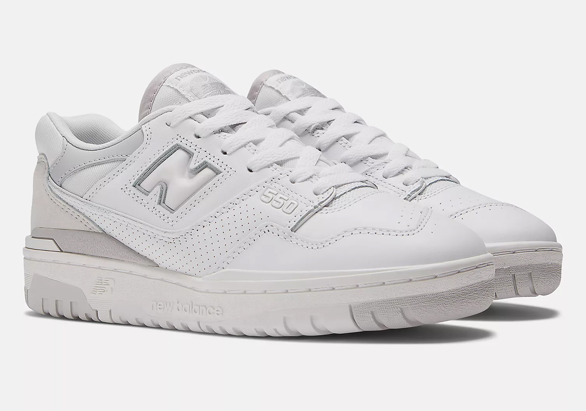 White-Dressed New Balance 550s Resurface In Women's Sizes