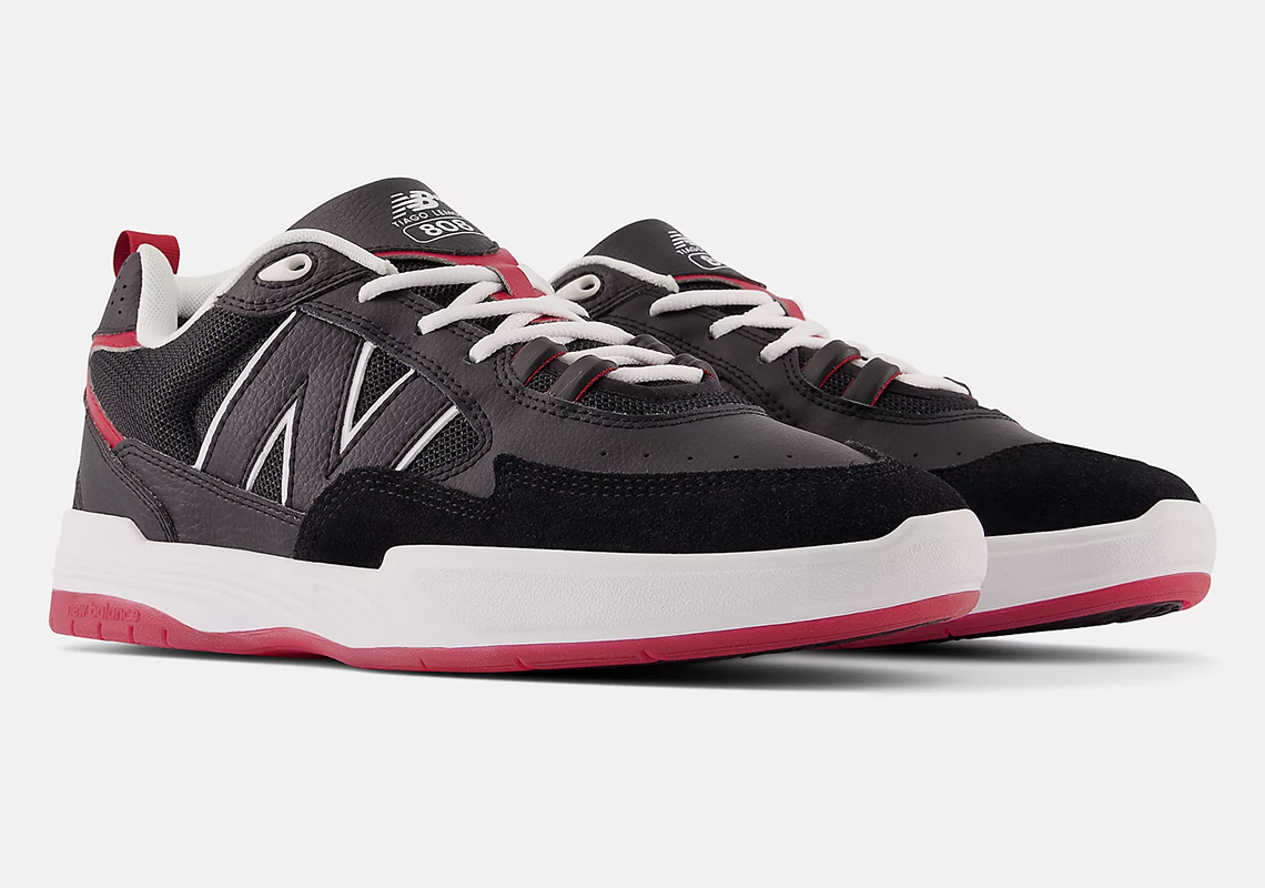 New Balance Numeric Tiago Lemos 808 Black Red Nm808brd 2