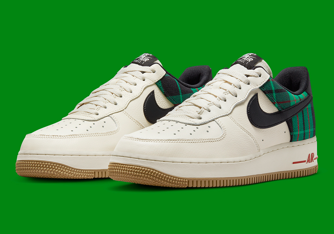 Another Nike Air Force 1 Low "Plaid" Emerges With Gum Soles