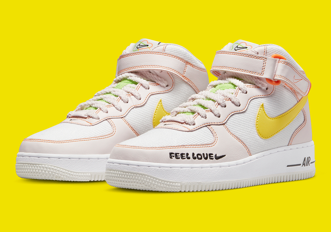 Nike Air Force 1 Mid Feel Love Fd0869 100 7