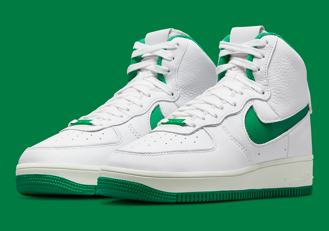 The Nike Air Force 1 Sculpt Returns In A Lucky "White/Green" Combination