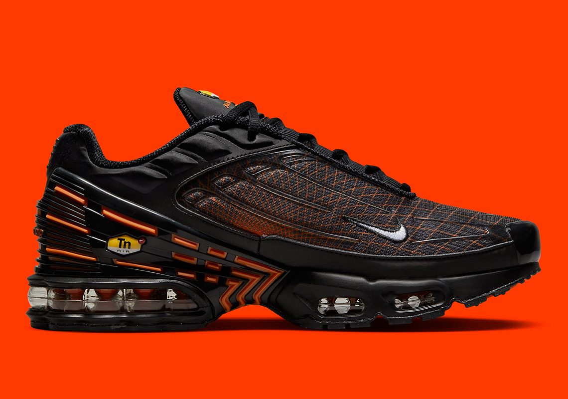 Nike Air Max Plus 3 Black Orange Spirograph Fb3352 001 3