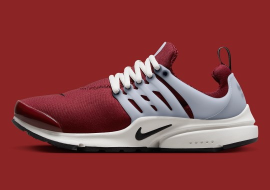 A Fall-Friendly Burgundy Coats The Nike Air Presto