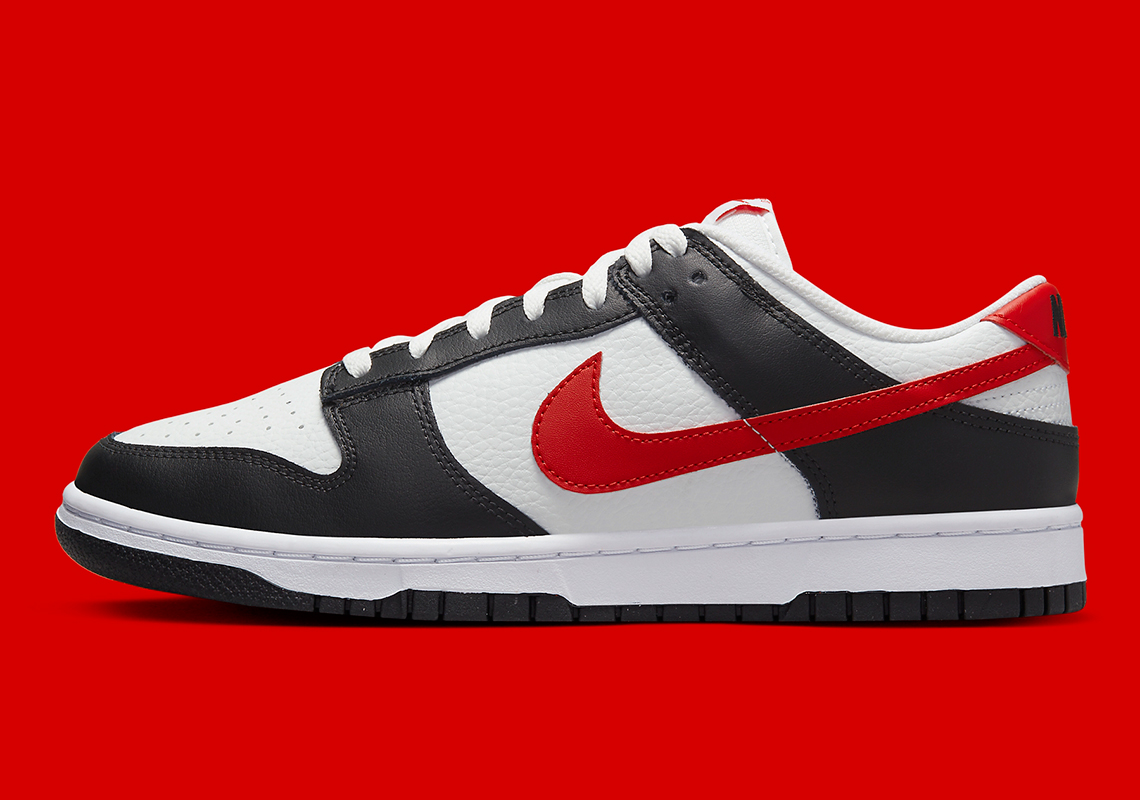 Nike Dunk Low Black Red White 2