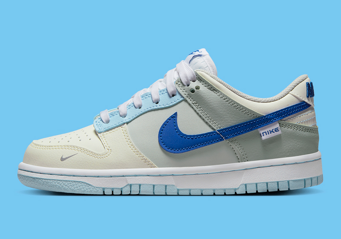 Nike Dunk Low Gs Grey Blue 6