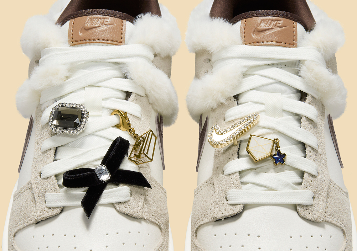 Nike Dresses Up The Dunk Low In Mink Fur And Flashy Jewels