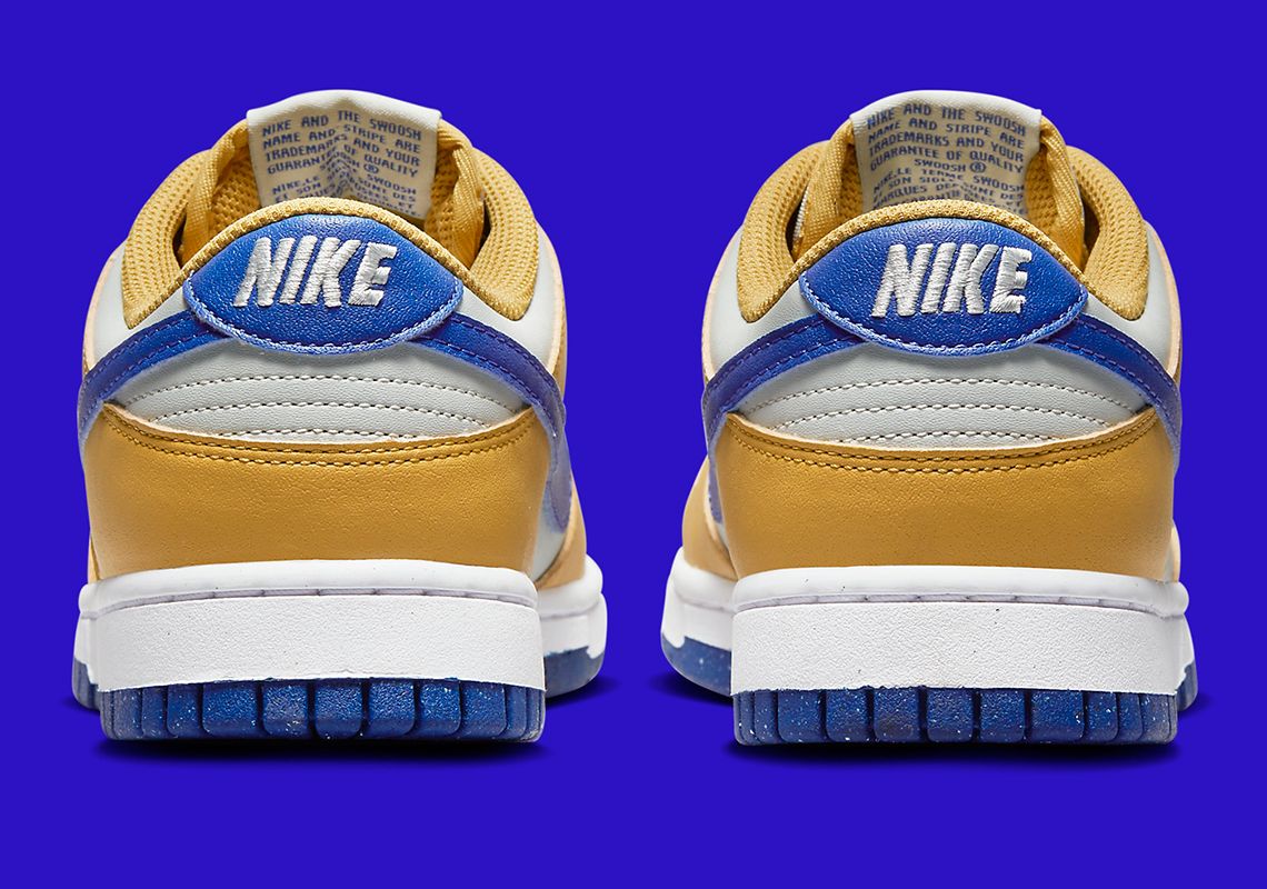 Nike Dunk Low Next Nature Gold Royal Dn1431 700 Release Date 6