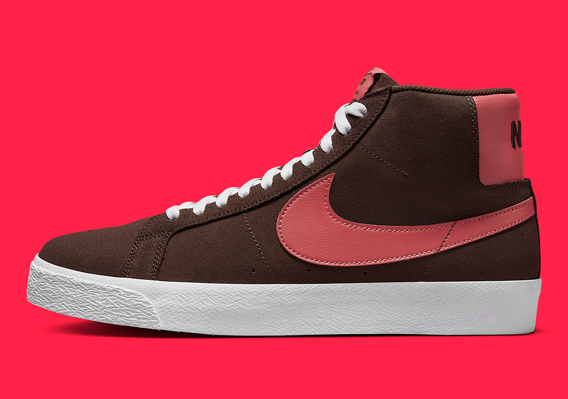 Nike Sb Blazer Mid Brown Pink Fd0731 200 2