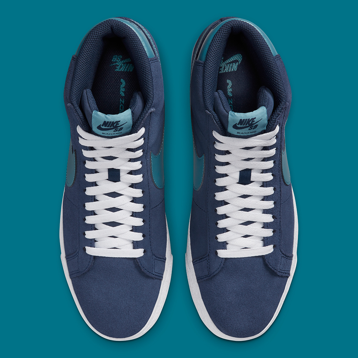 Nike Sb Blazer Mid Navy Teal Fd0731 400 7