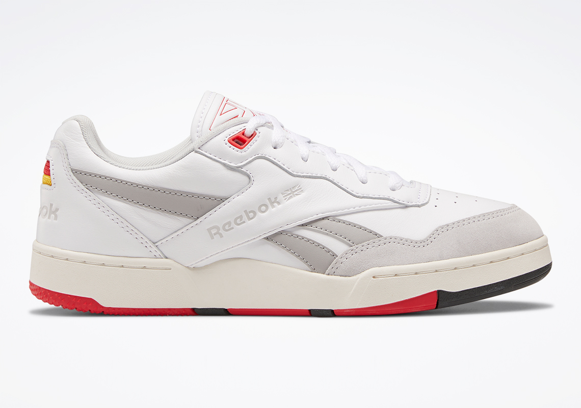 Reebok Bb 4000 Ii White Grey Red Hq3582 3