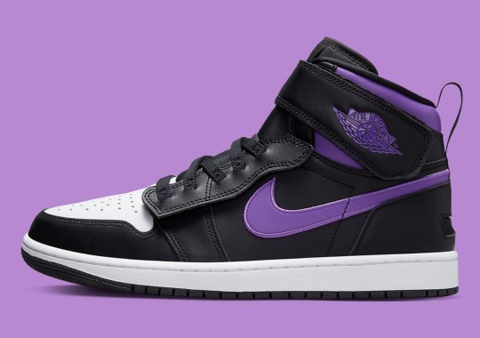 The Air Jordan 1 Flyease Enjoys A Seldom Coat Of Violet