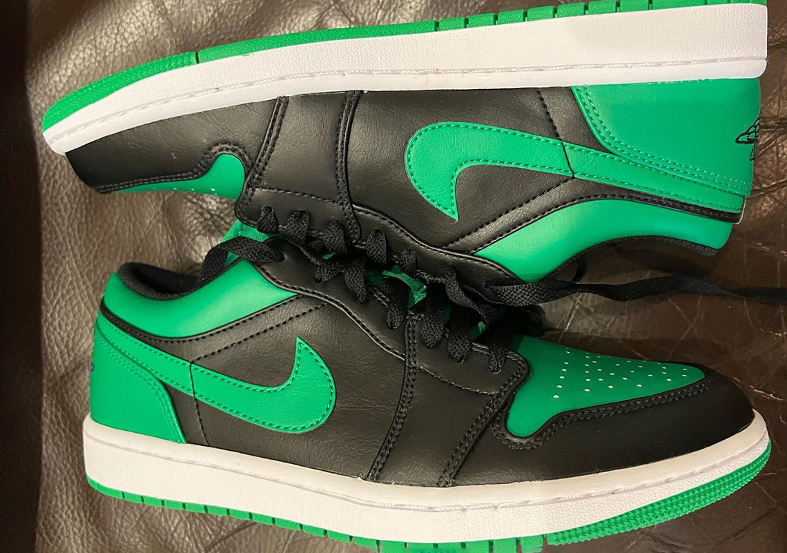 Air Jordan 1 Low Green Black 1