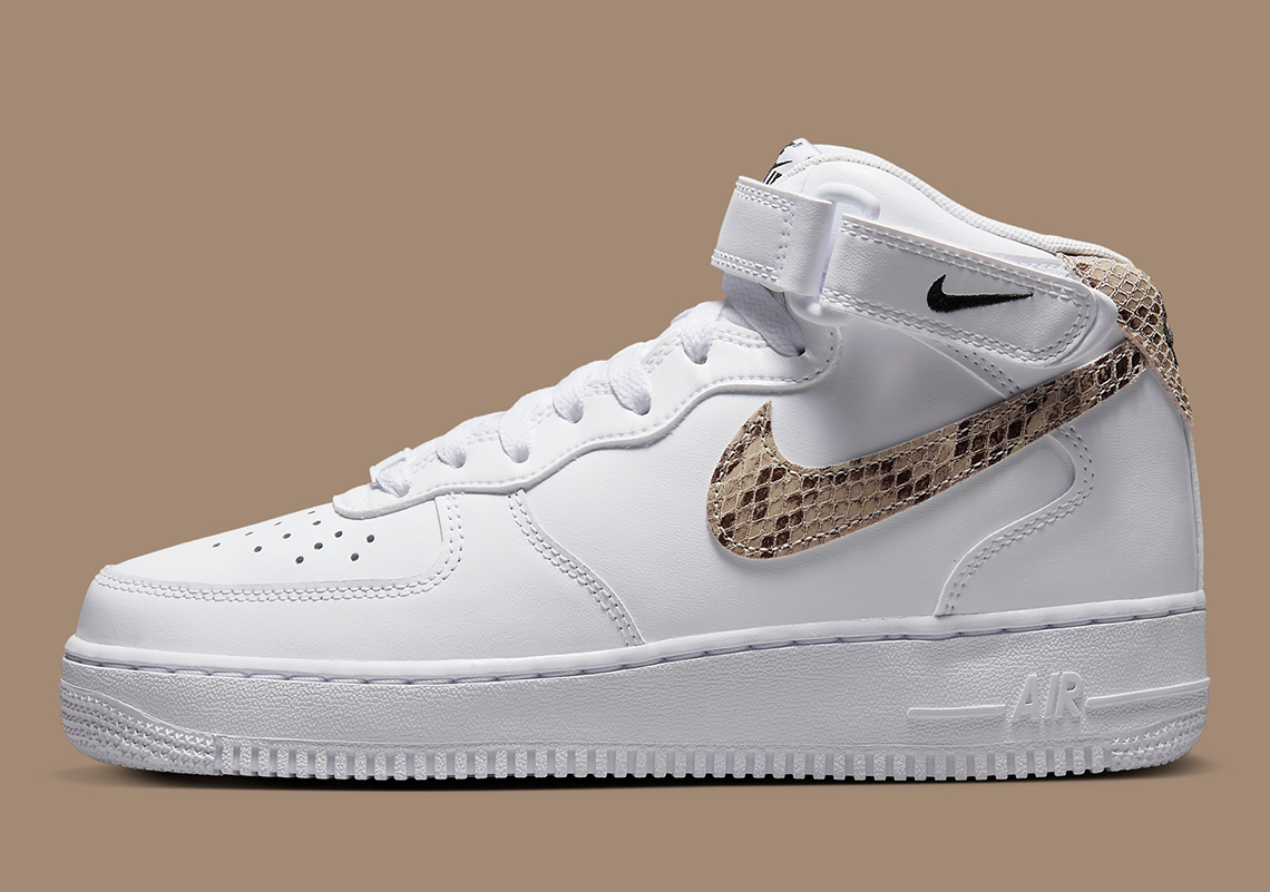 Nike Air Force 1 Mid Snakeskin Dd9625 101 4