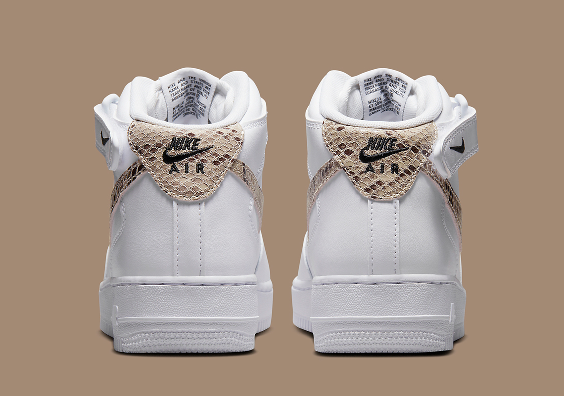 Nike Air Force 1 Mid Snakeskin Dd9625 101 9