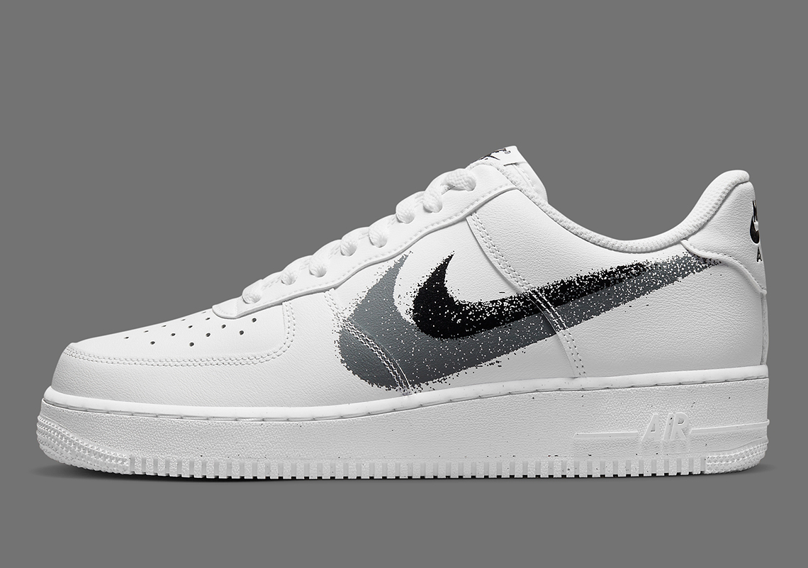 Spray Painted Swooshes Tag This Nike Air Force 1