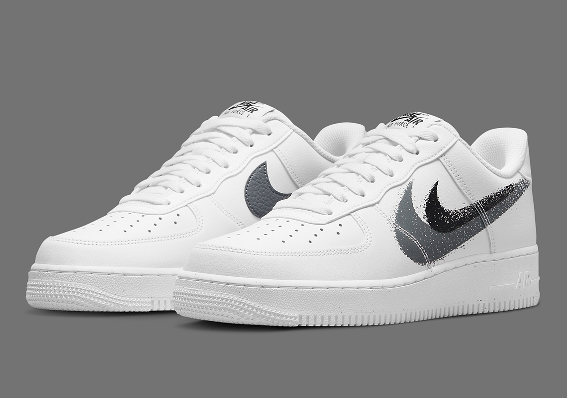 Nike Air Force 1 Spraypaint Swoosh Fd0660 100 4