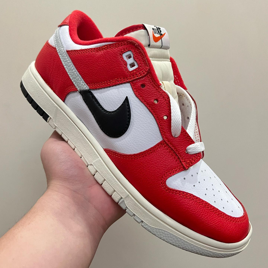 Nike Dunk Low Red White 2023 3