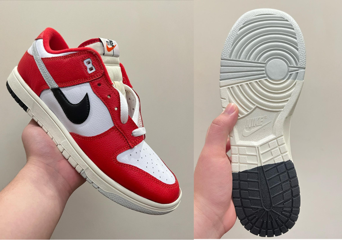 Nike Experiments With Tri-color Soles On Dunk Low "Chicago" Slated For 2023