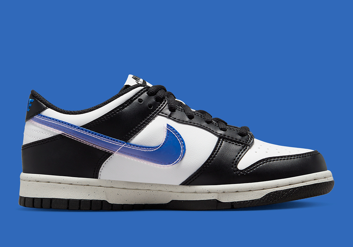 Nike Dunk Low Tpu Swoosh Fd0689 001 Gs 2