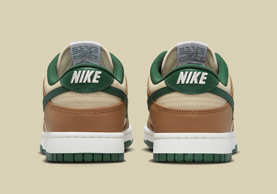Nike Dunk Low Tan Green Fb7160 231 5