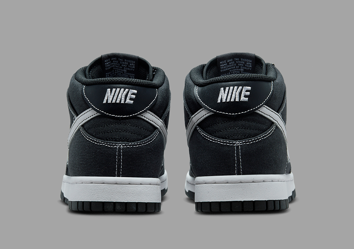 Nike Dunk Mid Grey White Dv0830 001 3