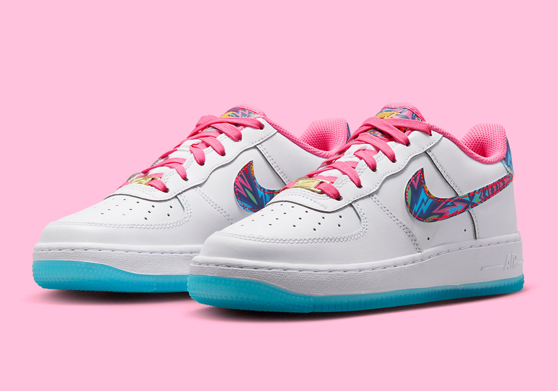 Tropical Hues Liven This GS-Exclusive Nike Air Force 1 Low