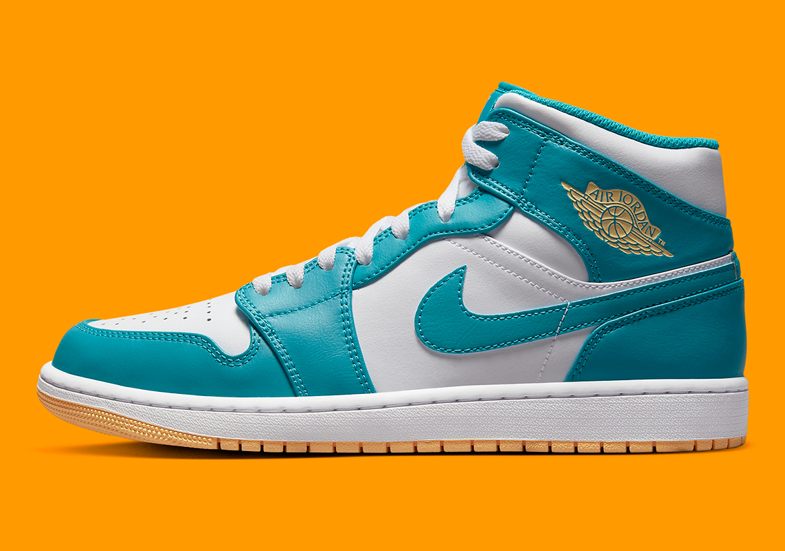 Air Jordan 1 Mid Aqua Peach Dq8426 400 2 1