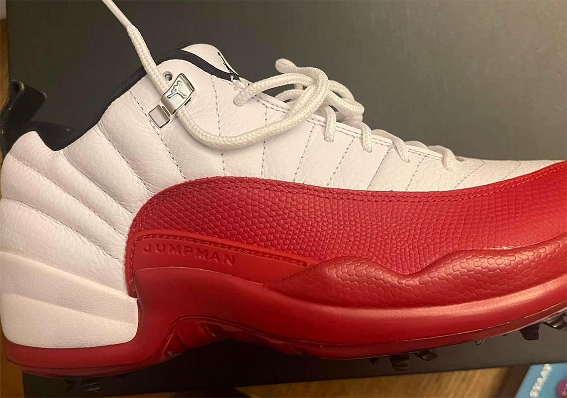 The Air Jordan 12 “Cherry” Appears In Golf Form