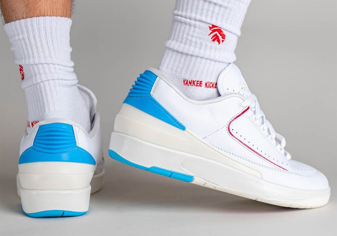 Air Jordan 2 Low White Powder Blue Fire Red Sail Dx4401 164 1