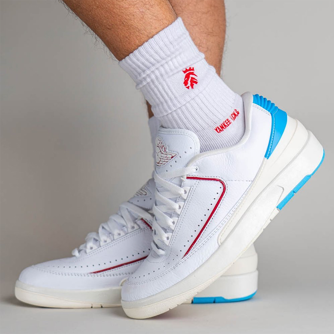 Air Jordan 2 Low White Powder Blue Fire Red Sail Dx4401 164 6