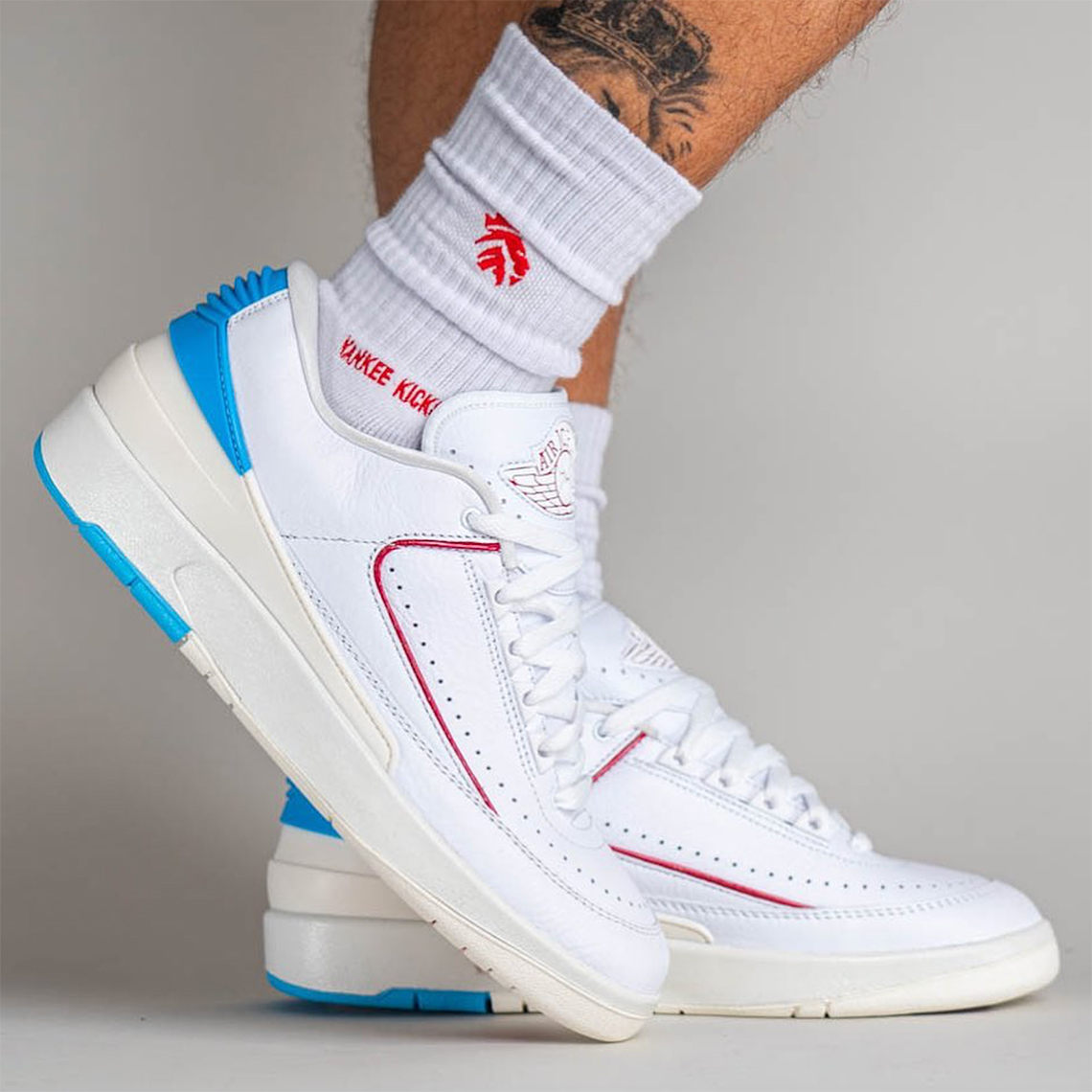 Air Jordan 2 Low White Powder Blue Fire Red Sail Dx4401 164 7