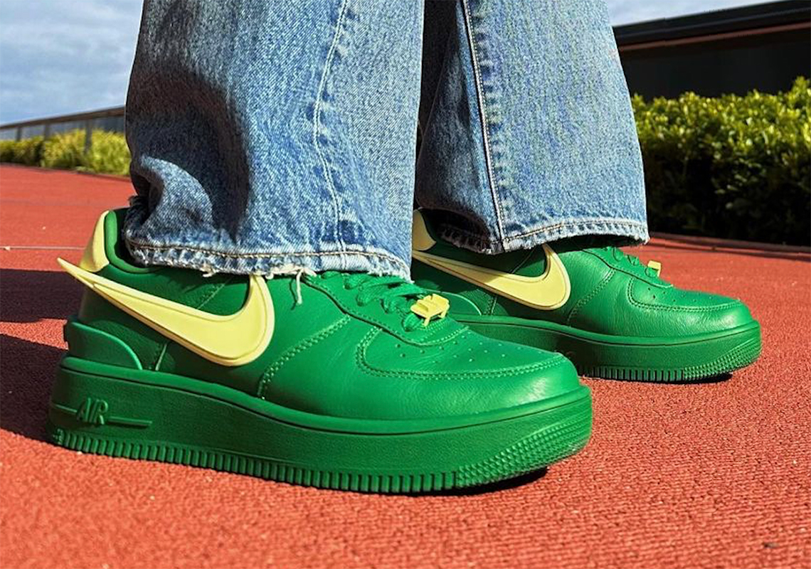 Yoon Ahn Reveals Green/Yellow Colorway Of Upcoming AMBUSH x Nike Air Force 1 Low