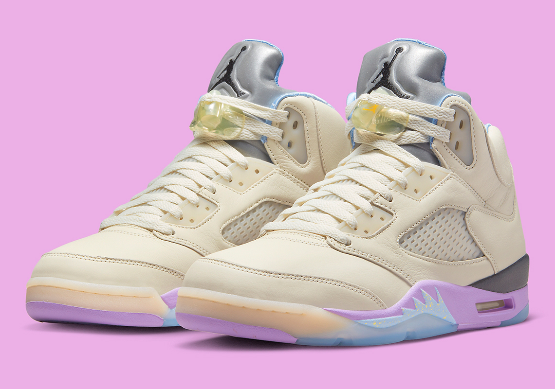 Official Images Of The DJ Khaled x Air Jordan 5 "Sail"