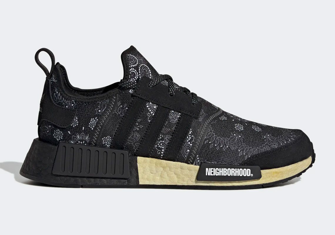 Neighborhood Adidas Nmd R1 Paisley Black Gy4157 1