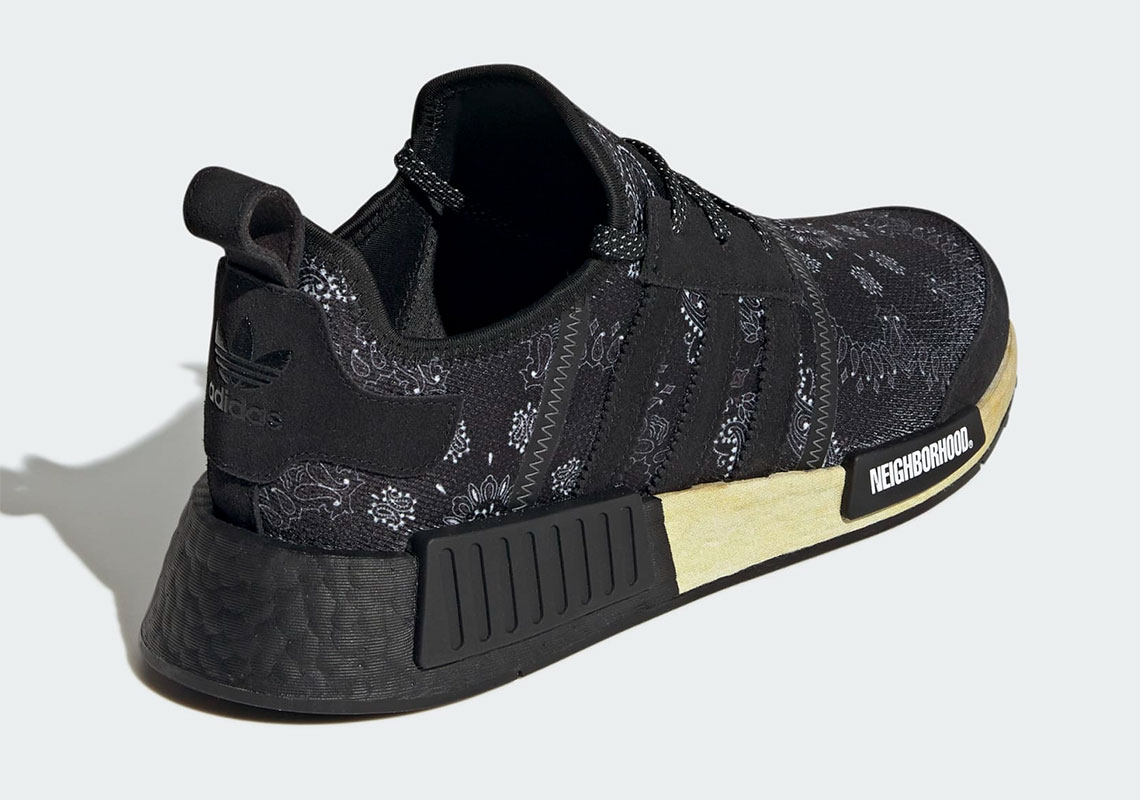 Neighborhood Adidas Nmd R1 Paisley Black Gy4157 4