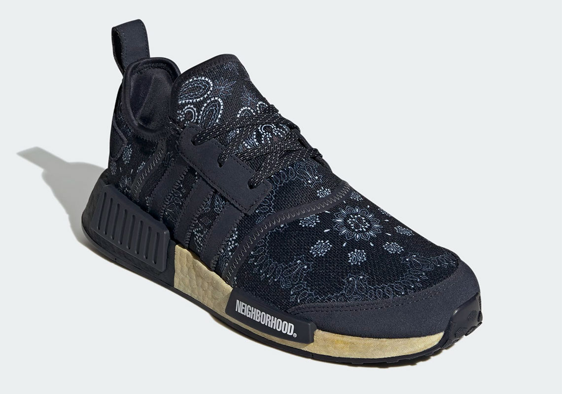 Neighborhood Adidas Nmd R1 Paisley Navy Gy4158 2