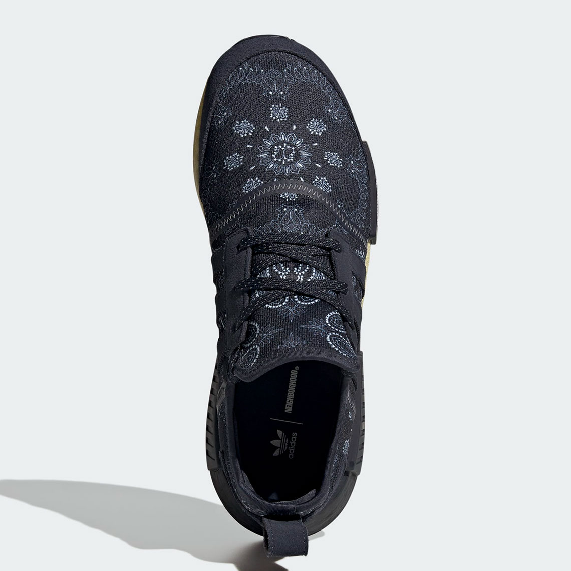 Neighborhood Adidas Nmd R1 Paisley Navy Gy4158 3