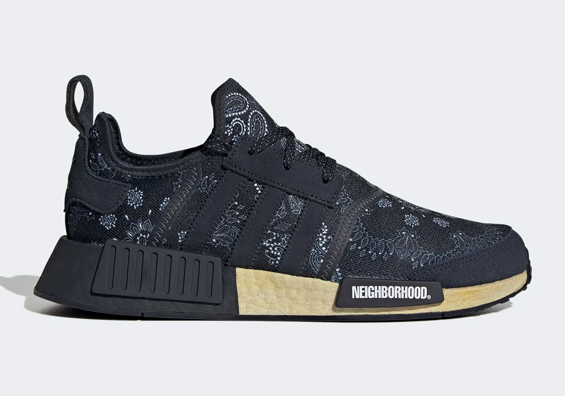 Neighborhood Adidas Nmd R1 Paisley Navy Gy4158 4