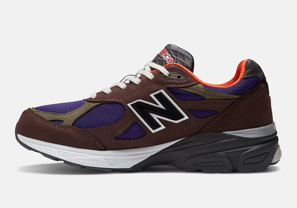 New Balance 990v3 Made In Usa Brown Purple Orange M990br3 2