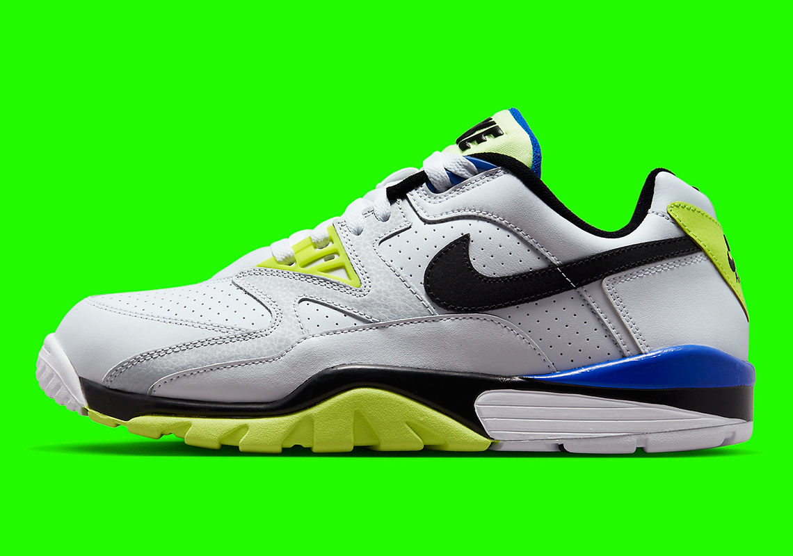 Nike Air Cross Trainer Low White Black Volt Royal Fd0788 100 5