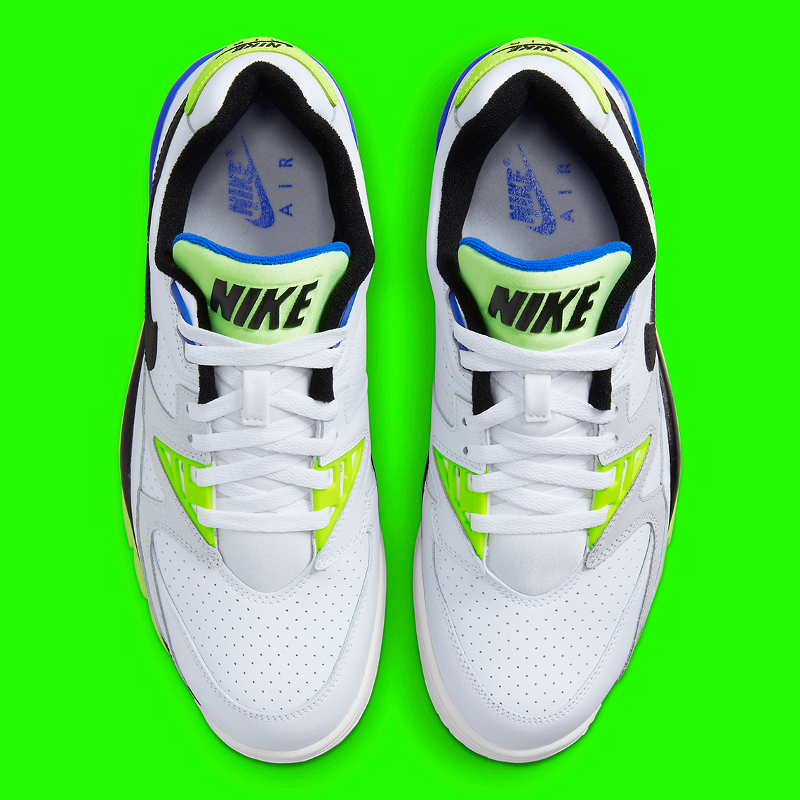 Nike Air Cross Trainer Low White Black Volt Royal Fd0788 100 8