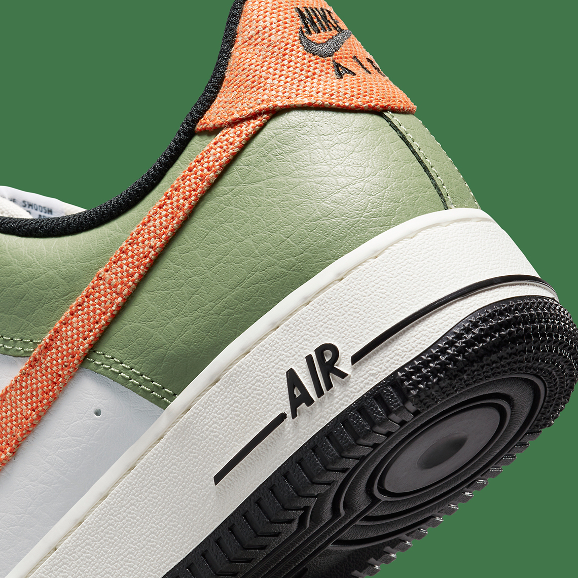 Nike Air Force 1 Low Oil Green Safety Orange Fd0758 386 5