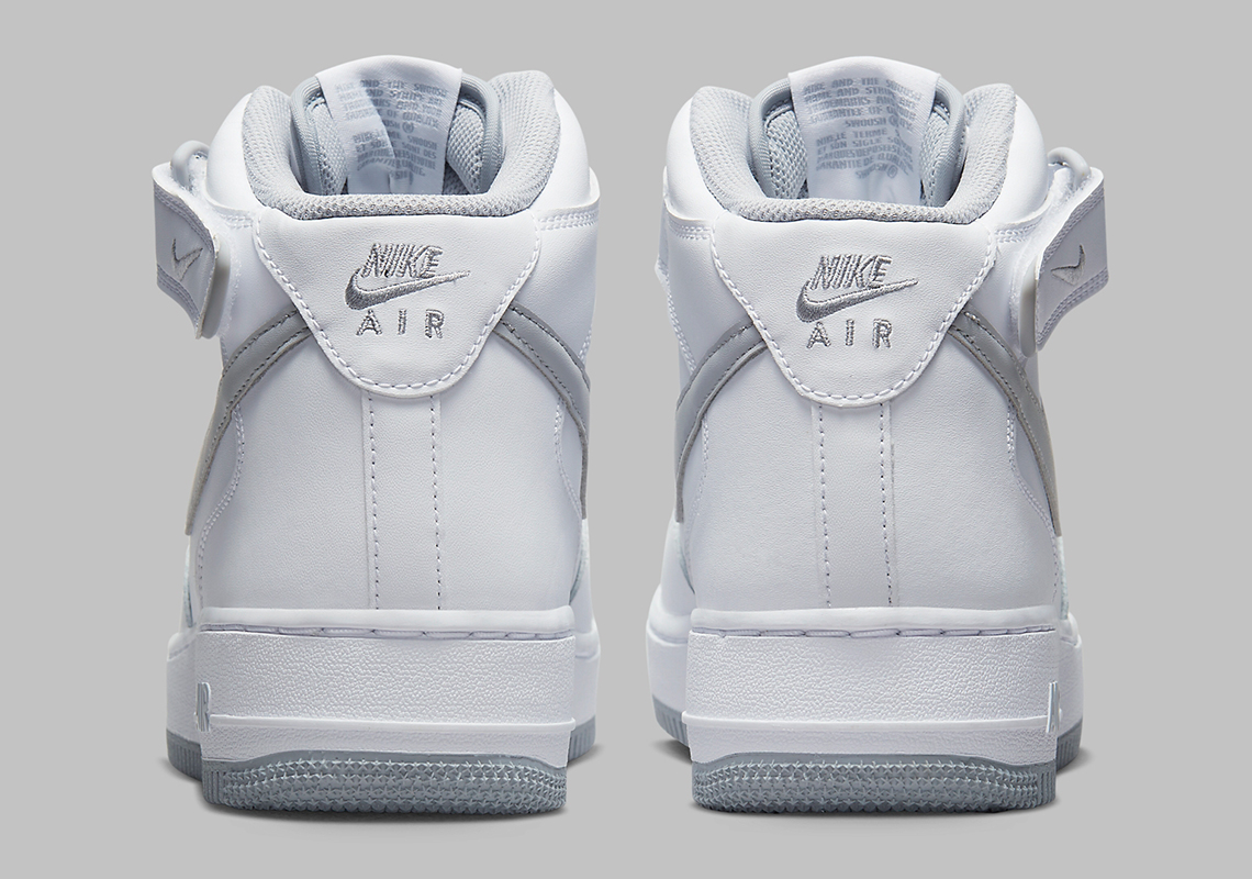 Nike Air Force 1 Mid White Grey Dv0806 100 7